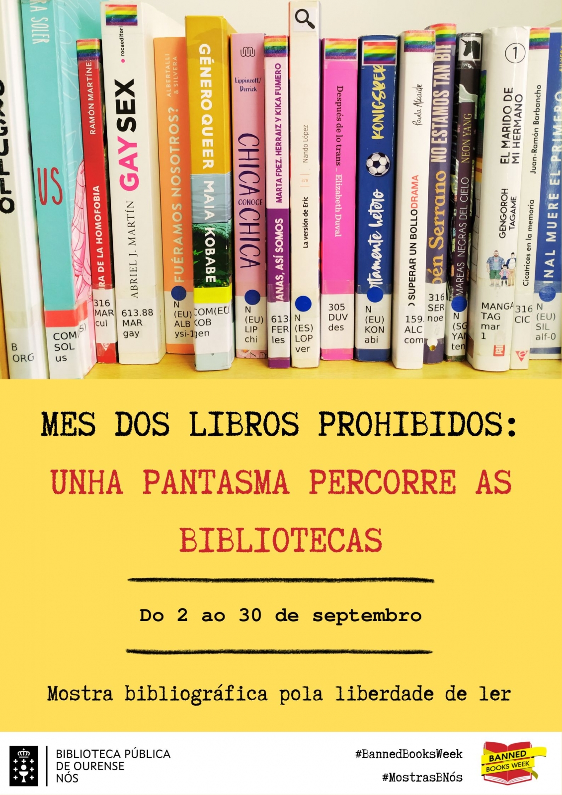 mes dos libros prohibidos, unha pantasma percorre as bibliotecas