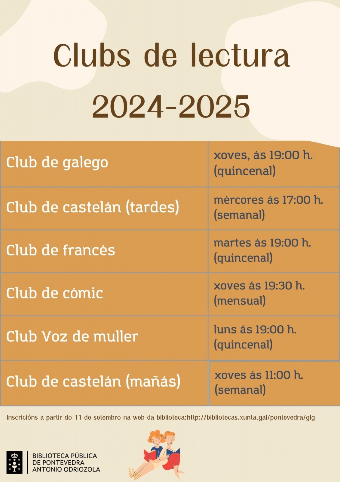 Clubs de lectura 2024-2025