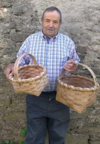 Antonio Luís Álvarez, cesteiro de Rexosende, Vilardevós (Ourense)
