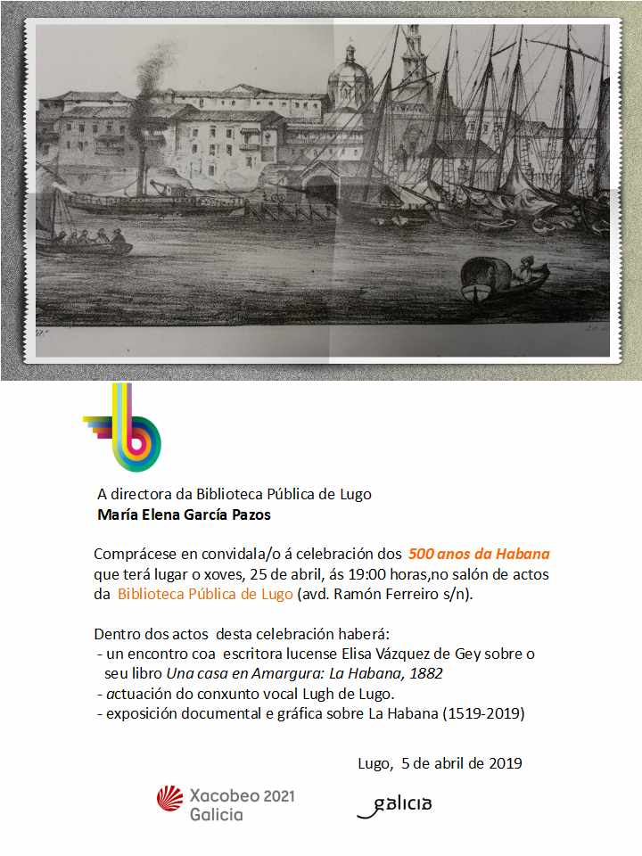 Invitación 500 anos Habana