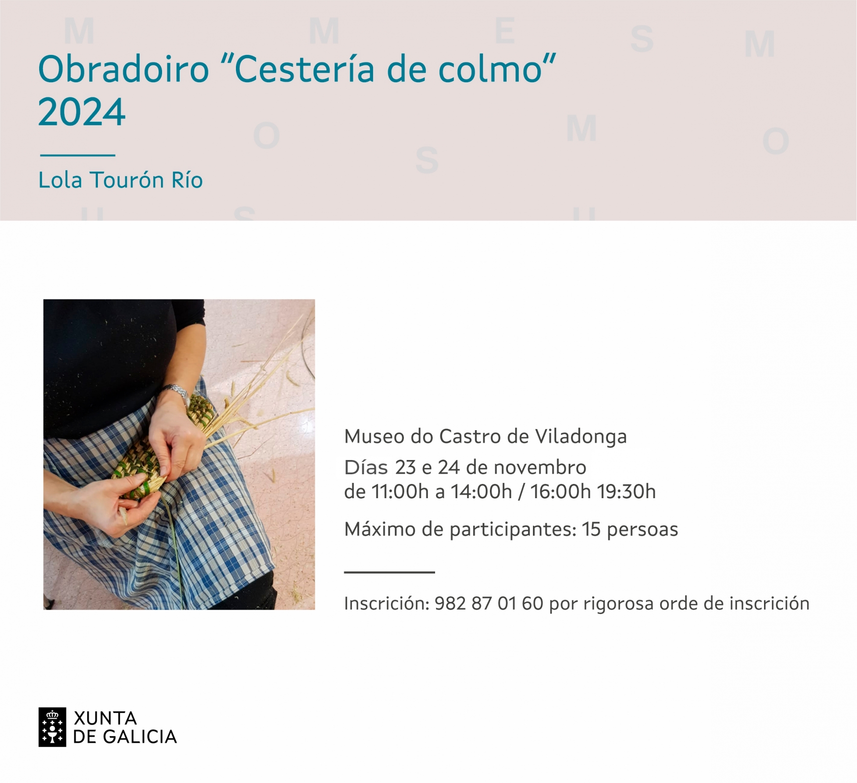 taller cesteria de colmo