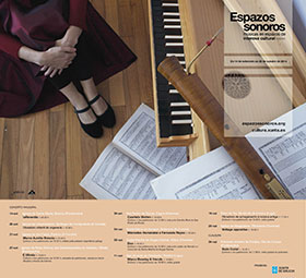 Cartel de Espazos Sonoros 2014