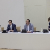 Anxo Lorenzo y Jacobo Sutil en la sesión informativa sobre las ayudas de la Agadic
