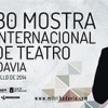 Cartel de la 30 Mostra Internacional de Teatro de Ribadavia