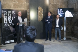 Presentación da peza “Figura masculina mutilada”