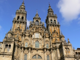 Fachada del Obradoiro de la catedral de Santiago de Compostela. Imagen: Pixabay.