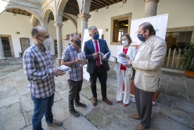 Valentín García, na presentación da obra Un galego no Camiño Portugués