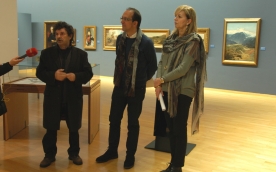 Pepe Galán presenta no Museo de Belas Artes da Coruña unha instalación arredor do escultor Isidoro Brocos