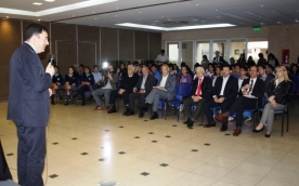 O conselleiro de Cultura, Educación e Ordenación Universitaria, Román Rodríguez, participou na presentación da publicación da obra 'Galicia entre nosotros'