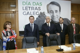 O titular da Xunta preside en Xinzo de Limia a sesión plenaria da RAG con motivo do Día das Letras Galegas