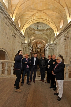 O conselleiro de Cultura, Educación e Ordenación Universitaria, Román Rodríguez, participou esta mañá na presentación do Plan director do Mosteiro de Santa María de Montederramo