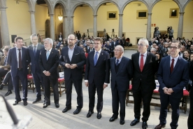 O titular do Goberno galego presidiu o acto de conmemoración do XXX Aniversario da Declaración do Camiño de Santiago como Itinerario Cultural Europeo