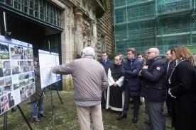 El presidente de la Xunta visitó hoy el Monasterio de Santa María A Real de Oseira