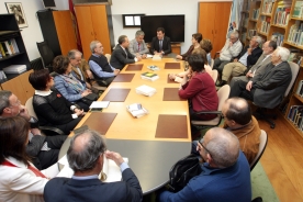 Román Rodríguez no Centro Ramón Piñeiro