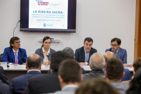 Román Rodríguez participa na apertura do curso da Universidade Menéndez Pelayo para impulsar a candidatura da Ribeira Sacra como Patrimonio Mundial