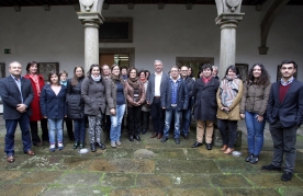 O secretario xeral de Política Lingüística visitou este martes aos oito novos bolseiros do Centro Ramón Piñeiro para a Investigación en Humanidades (CRPIH)