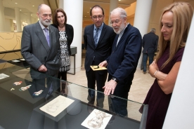 Anxo Lorenzo en la presentación de la exposición