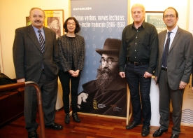 O secretario xeral de Cultura participou hoxe na Pobra do Caramiñal na apertura da mostra ‘Outros verbos, novas lecturas: Valle-Inclán traducido (1906-1936)’ 