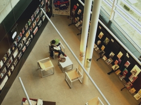 Biblioteca Ánxel Casal, en Santiago