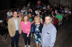 El secretario general de Cultura, Anxo Lorenzo, compartió hoy con el alumnado del IES Antonio Fraguas de Santiago de Compostela la jornada de clausura de los Conciertos Didácticos de Órgano de Celanova 2016