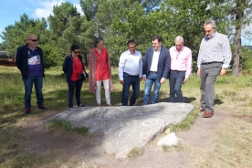 O conselleiro Román Rodríguez visitou esta mañá este complexo arqueolóxico