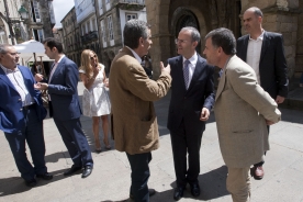 Xesús Vázquez Abad presenta no Salón Teatro compostelán o ‘Proxecto Nós’, que promoverá o desenvolvemento dos sistemas teatrais de Galicia e de Portugal