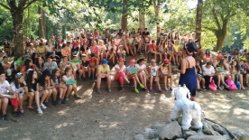 Preto de 800 rapaces de estadía nos campamentos participan en xullo no programa 'O galego campa!'