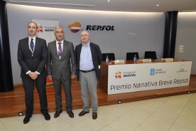 Valentín García e Gonzalo Vázquez anunciaron o ditame do xurado da XI edición deste certame que promoven a Xunta de Galicia e a Fundación Repsol