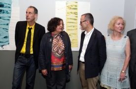 O conselleiro de Cultura, Educación e Ordenación Universitaria inaugura a exposición ‘Verquidos’ de Berta Álvarez Cácamo